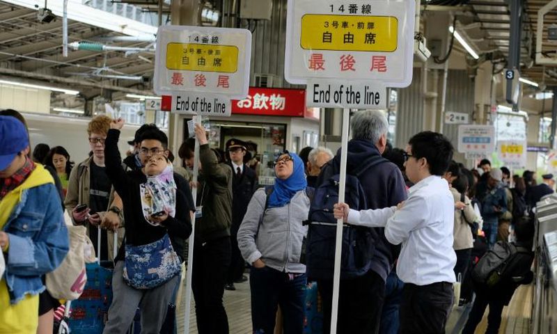Japan is preparing for the abdication of Emperor Akihito on Tuesday