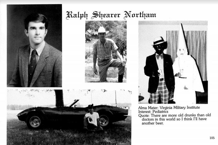 Virginia Governor Admits He Was in Racist Photo