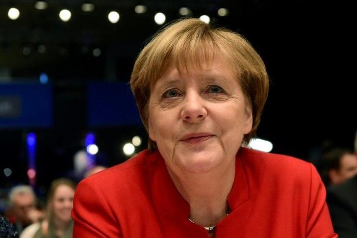 German Chancellor Angela Merkel pictured during the conservative Christian Democratic Union (CDU) party's congress in Essen, western Germany, on December 6, 2016