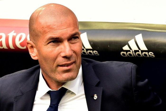 Real Madrid's coach Zinedine Zidane pictured in May