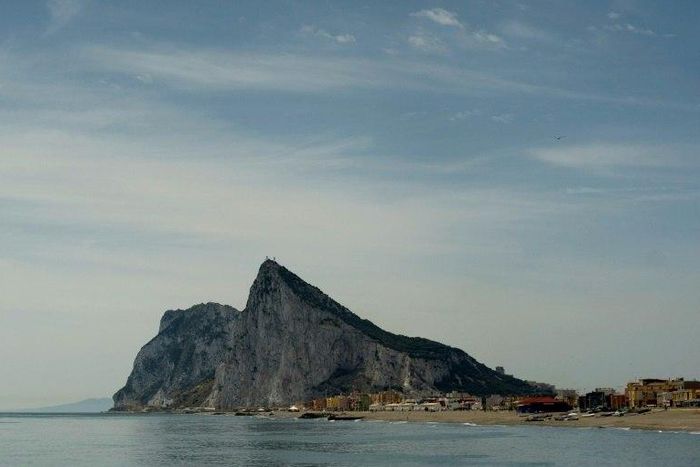 The Spanish Navy corvette Infanta Cristina sailed slowly past the Rock of Gibraltar about a mile from shore, prompting the Royal Navy to dispatch a patrol boat to the area