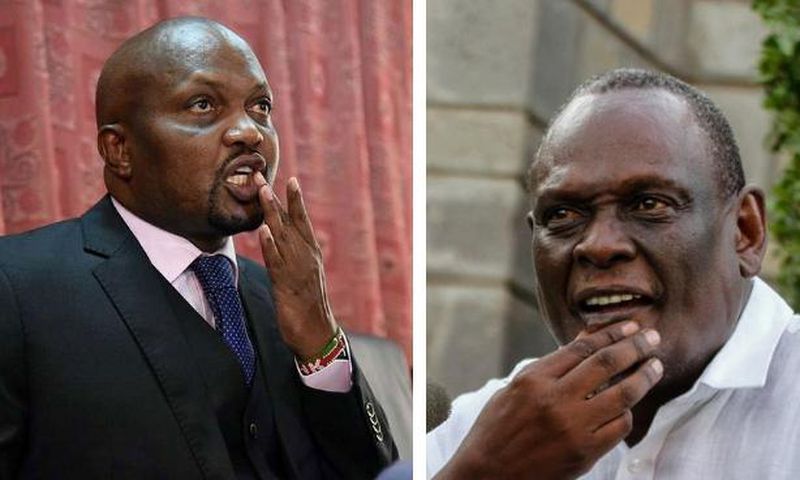 Moses Kuria, David Murathe in ugly clash on Kameme TV show