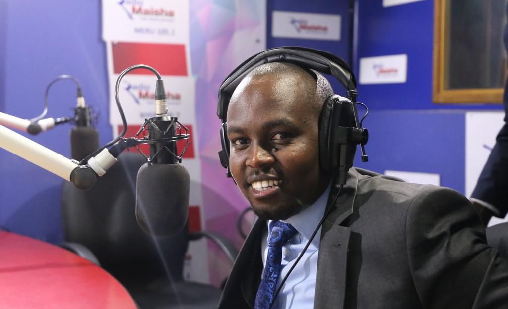 Jubilee nominated MP Gideon Keter during a past radio talk show (Twitter)