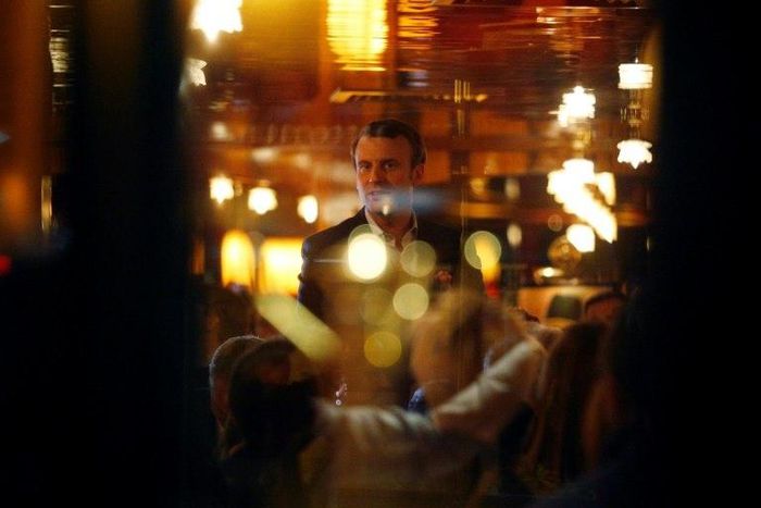Emmanuel Macron has come under fire for a party at a glitzy Parisian brasserie