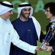 Asian player of the year Omar Abdulrahman (R) scored a brilliant double as Al Ain thrashed Esteghlal 6-1