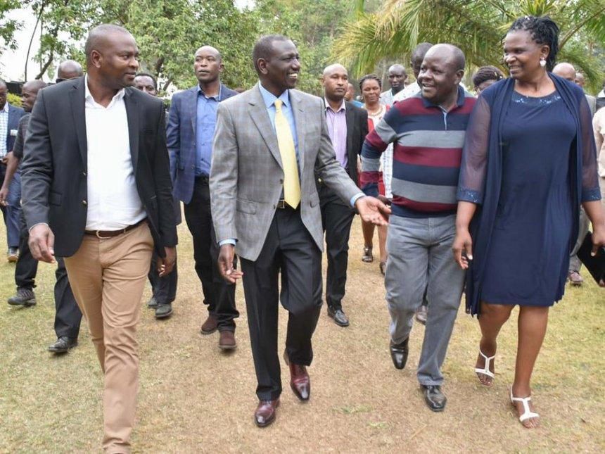 DP William Ruto in Kakamega County, on Saturday, February 16, 2019