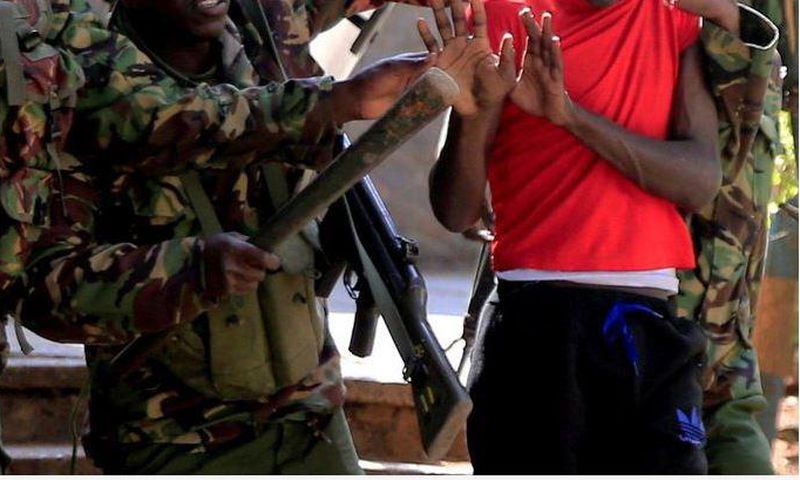 File image of police arresting a university student during a past protest
