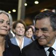French presidential candidate Francois Fillon pictured with his wife Penelope on January 29, 2017