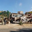 Prime Place Restaurant demolished for being on Kenya Railways land reserve (Twitter)