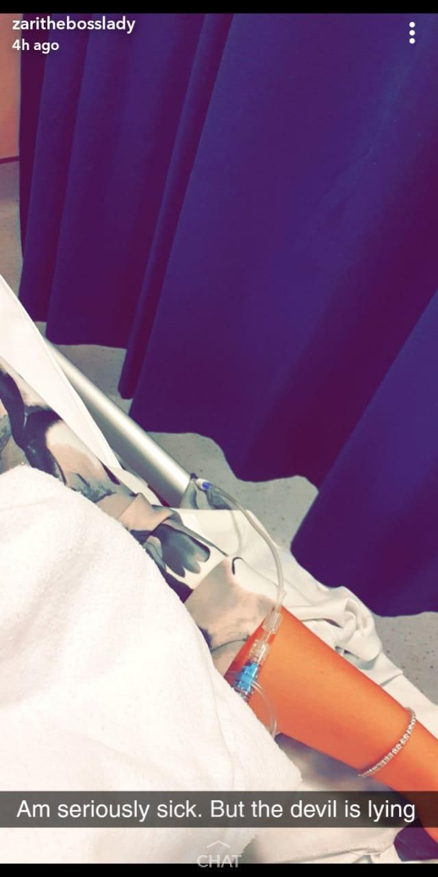 Zari Hassan hospitalized [Photo]