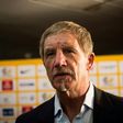 South Africa football coach Stuart Baxter speaks to reporters in Johannesburg on May 15, 2017