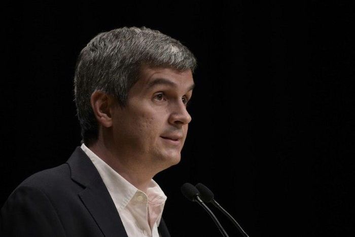 "We reject the '2-for-1' concept and we reject that it be applied to crimes against humanity," cabinet chief Marcos Pena, seen in 2015, told radio Nacional