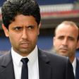 Nasser Al-Khelaifi (L) is prominent now as president of Paris Saint-Germain but owes his start in sport to his prowess at tennis