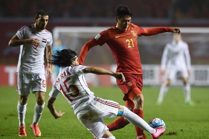 Syria's 0-1 defeat of China before a crowd of 40,000 in the northern Chinese city of Xi'an had enraged fans