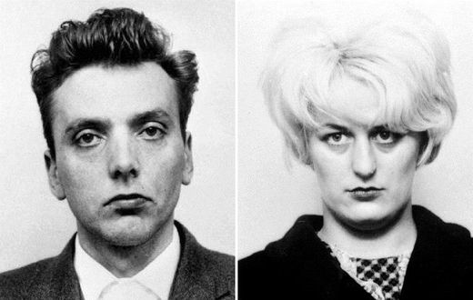 'Moors murderers' Ian Brady (L) and Myra Hindley (R). Brady has died in high-security hospital at the age of 79