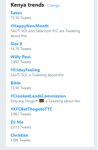 Why Satan is trending on Twitter