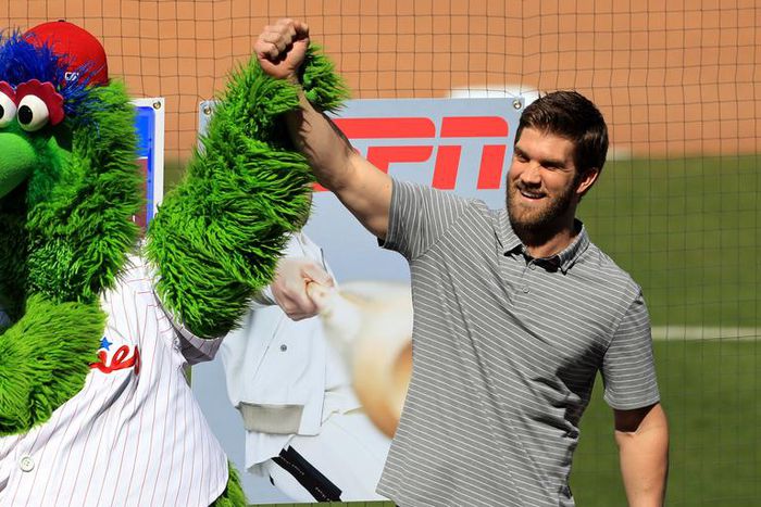 Bryce Harper Wore Philly Phanatic Cleats