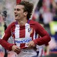 Atletico Madrid's forward Antoine Griezmann celebrates a goal during the Spanish league football match Club Atletico de Madrid vs Valencia CF at the Vicente Calderon stadium in Madrid on March 5, 2017