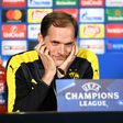 Dortmund's head coach Thomas Tuchel attends a press conference in Dortmund, western Germany on April 10, 2017 on the eve of their Champions League football match between against AS Monaco