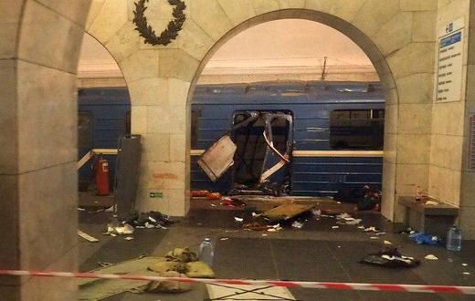 The April 3 suicide blast on the Saint Petersburg metro killed 13