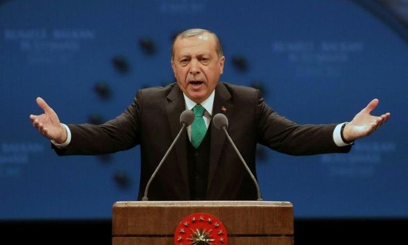 "I hope that these nations, the United States and Britain, will review this and withdraw it as soon as possible," Erdogan said in a televised interview
