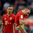 Bayern Munich's French midfielder Franck Ribery reacts during the German First division Bundesliga football match between 1 FC Cologne and FC Bayern Munich in Cologne, western Germany, on March 4, 2017