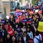 The result of the referendum sparked protests in Turkey
