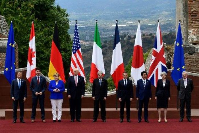 The G7 leaders recently held talks in the Sicilian town of Taormina