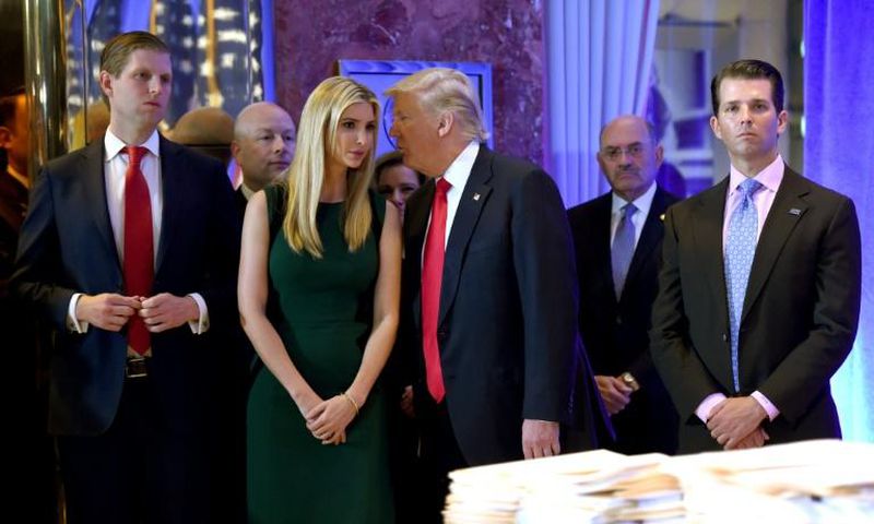 Allen Weisselberg (2nd from right) is the chief financial officer of the Trump Organization