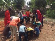 File image of family and friends paying their last respect to a lady who died in Saudi Arabia in 2015