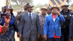 Nairobi Governor Mike Sonko with Wiper party leader Kalonzo Musyoka