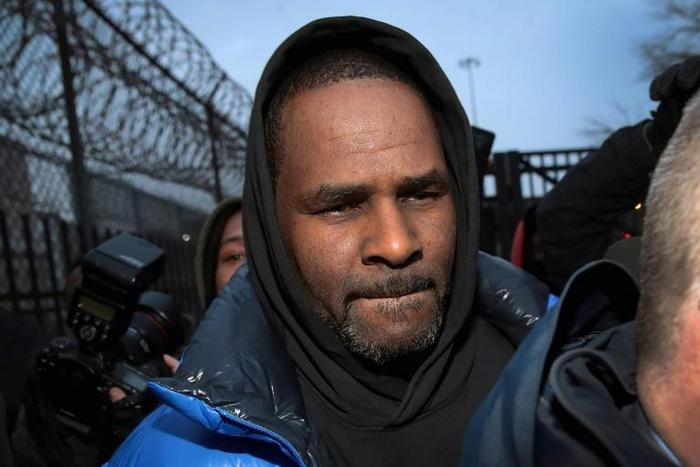 R. Kelly leaves Cook County jail in Chicago last month after being charged with aggravated criminal sexual abuse