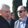 Montenegrin opposition leaders Andrija Mandic and Milan Knezevic