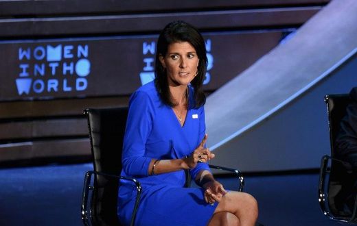US Ambassador to the UN Nikki Haley told the annual Women in the World Summit if Russia did something wrong the Washington was "going to call them out on it"