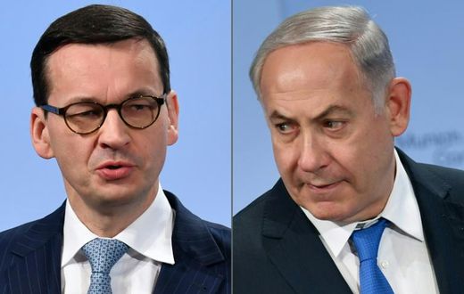 Polish Prime Minister Mateusz Morawiecki and his Israeli counterpart Benjamin Netanyahu have argued about the Holocaust before
