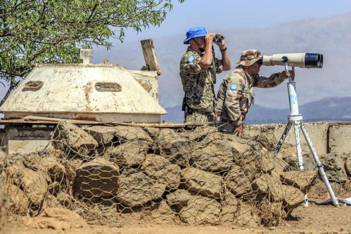 The UNDOF peacekeeping force was deployed in a buffer zone between Israel and Syria in 1974, tasked with monitoring a ceasefire