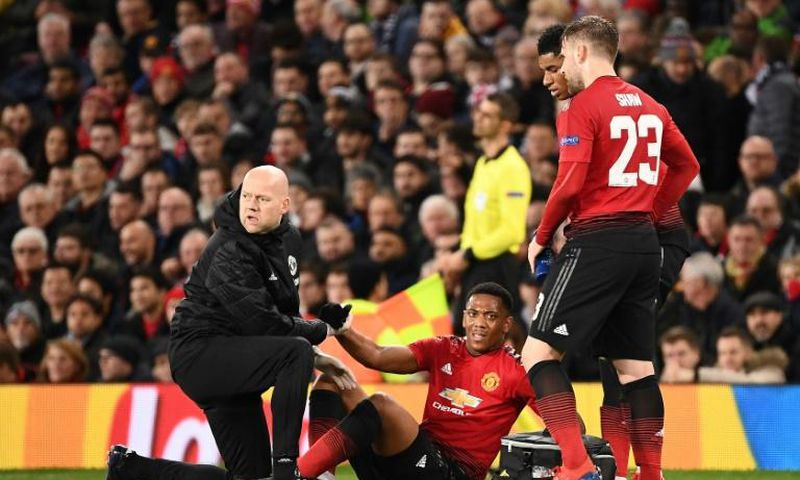 Manchester United striker Anthony Martial has pulled out of the France squad with injury