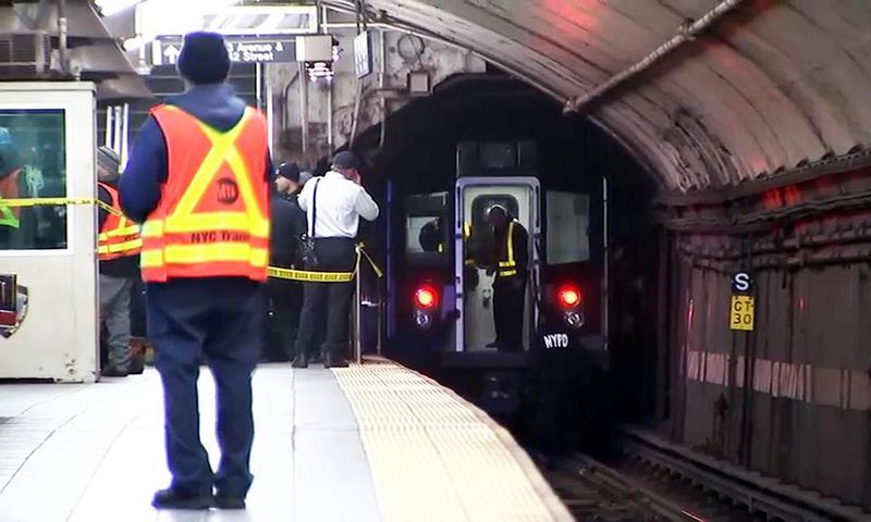 Man dies after subway train drags him into tunnel
