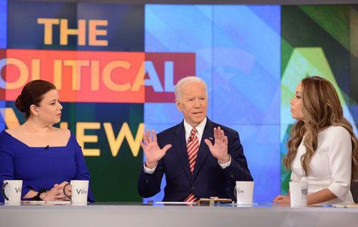 Prodded for apology to Anita Hill, Biden says he didn't mistreat her