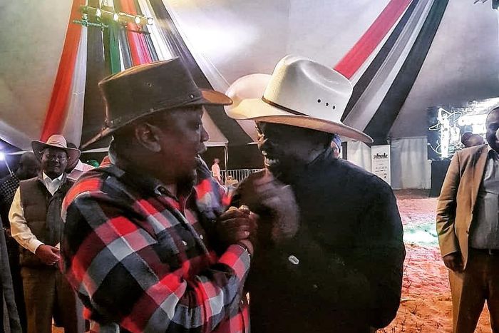 Uhuru, Waiguru unwind to country music after Devolution Conference