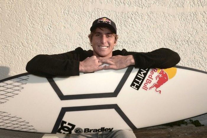 Leonardo Fioravanti, 19, is Italy's first and only professional surfer