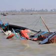 A file image of a capsized boat