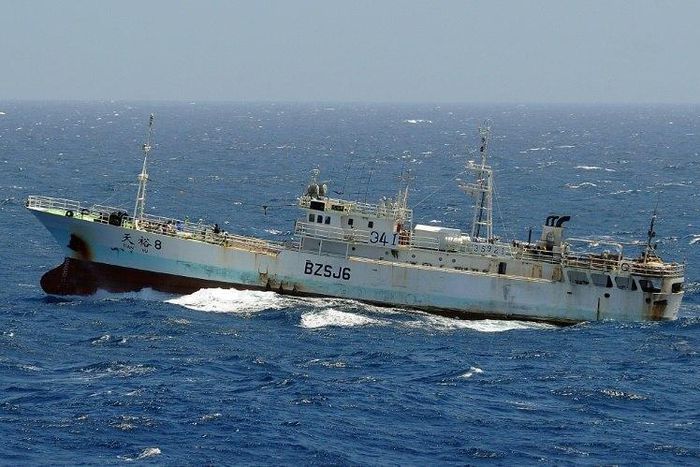 Somali pirates began staging attacks, such as this holding of a fishing vessel passing through the Indian Ocean, in 2005