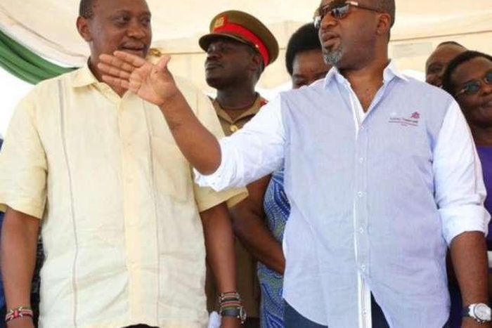 Joho has accused the Jubilee administration led by President Uhuru Kenyatta (left) of using all of its state organs to frustrate and prevent him from being re-elected as Mombasa Governor.