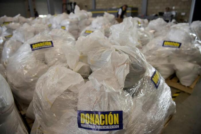 Humanitarian aid sent by the United States to Colombia was prevented from entering Venezuela last month