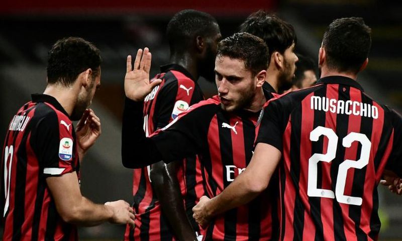 AC Milan battled past Sassuolo to take third place in Serie A