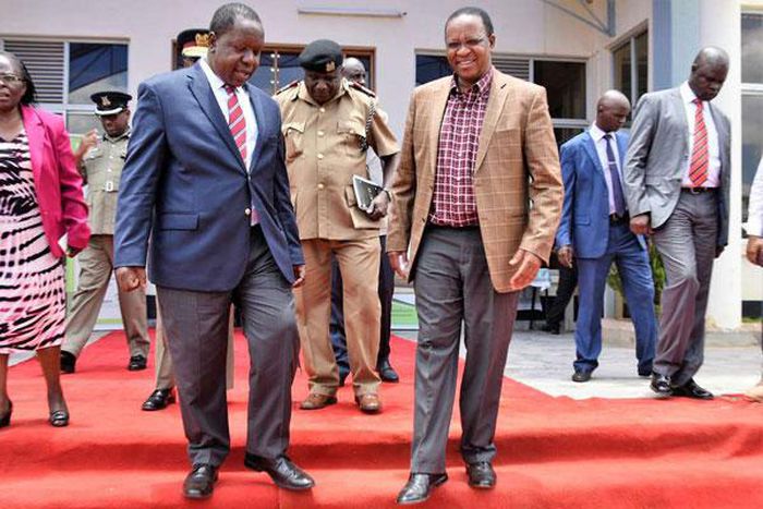 CS Matiang’i makes impromptu visit at Narok birth certificates office, lectures officials over poor services