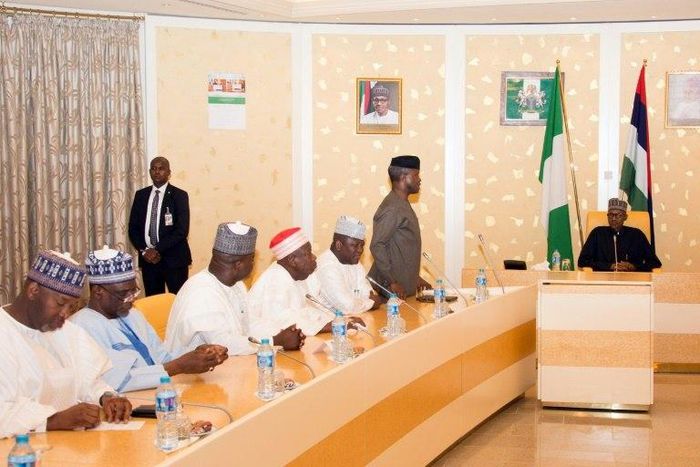 President Mohammadu Buhari was briefed by members of his cabinet after returning from nearly two months in London, where he received treatment for an undisclosed ailment