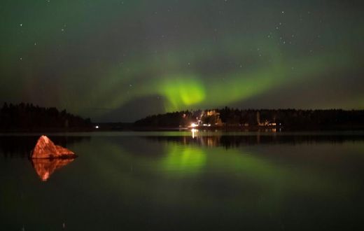 Finland's stark but beautiful landscape might have something to do with the country's top score in the happiness index