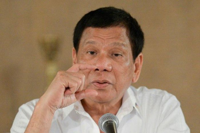 "If I declare martial law, I will finish all the problems, not just drugs," Philippine President Rodrigo Duterte, seen March 13, 2017, told reporters in a pre-dawn briefing after returning from neighbouring Thailand, which is under military rule
